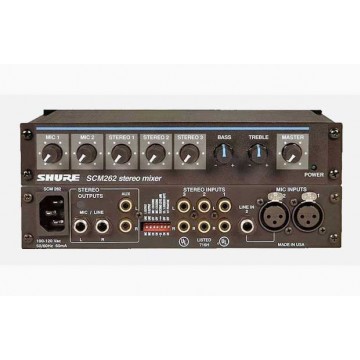 Mixer Bộ trộn âm thanh Shure SCM262E
